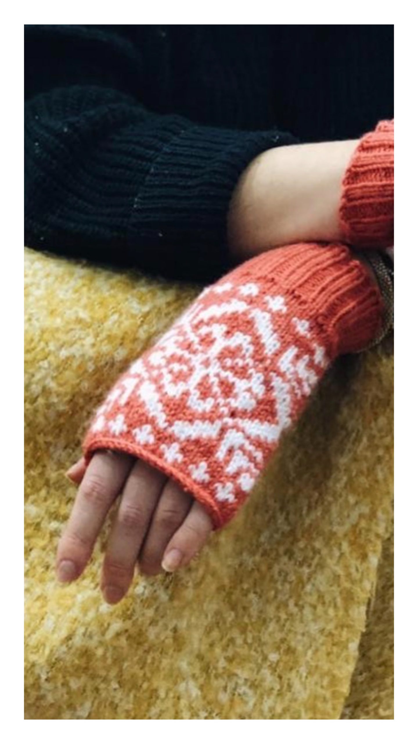 Handgebreide wool Handschoenen