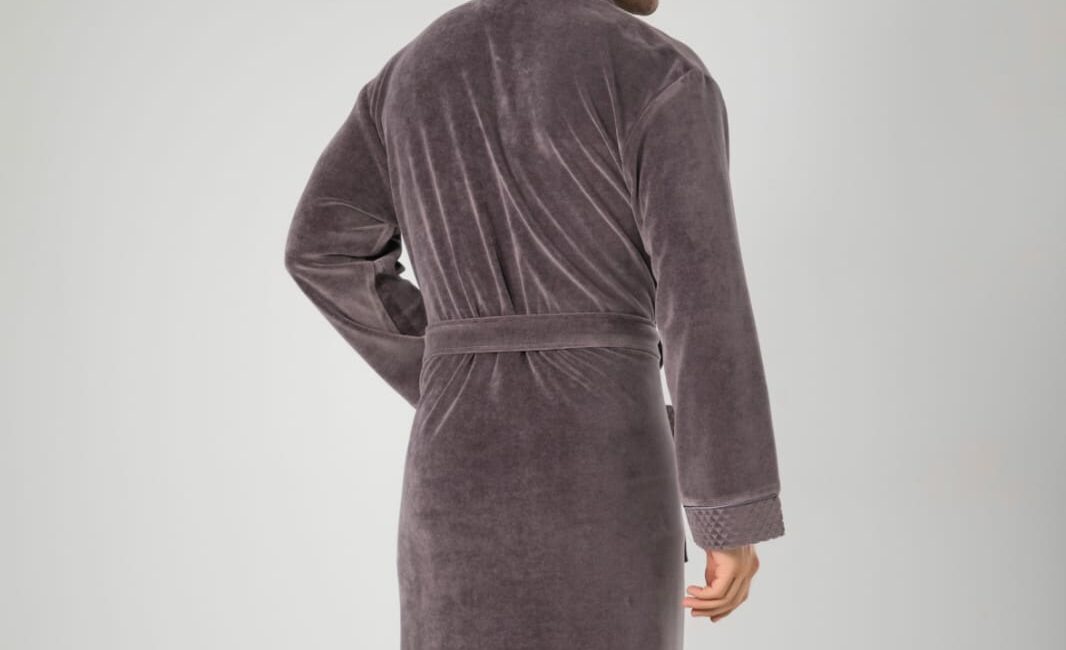 Heren Velour Badjas/Ochtendjas Roef