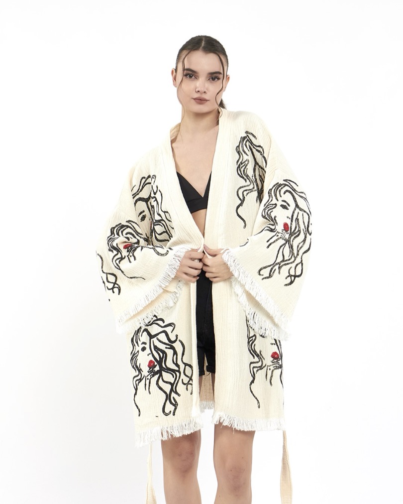 Dames Waffle Badjas Melly