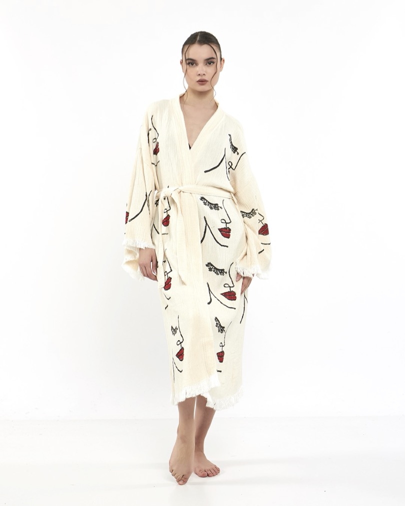 Dames Waffle Badjas Meray