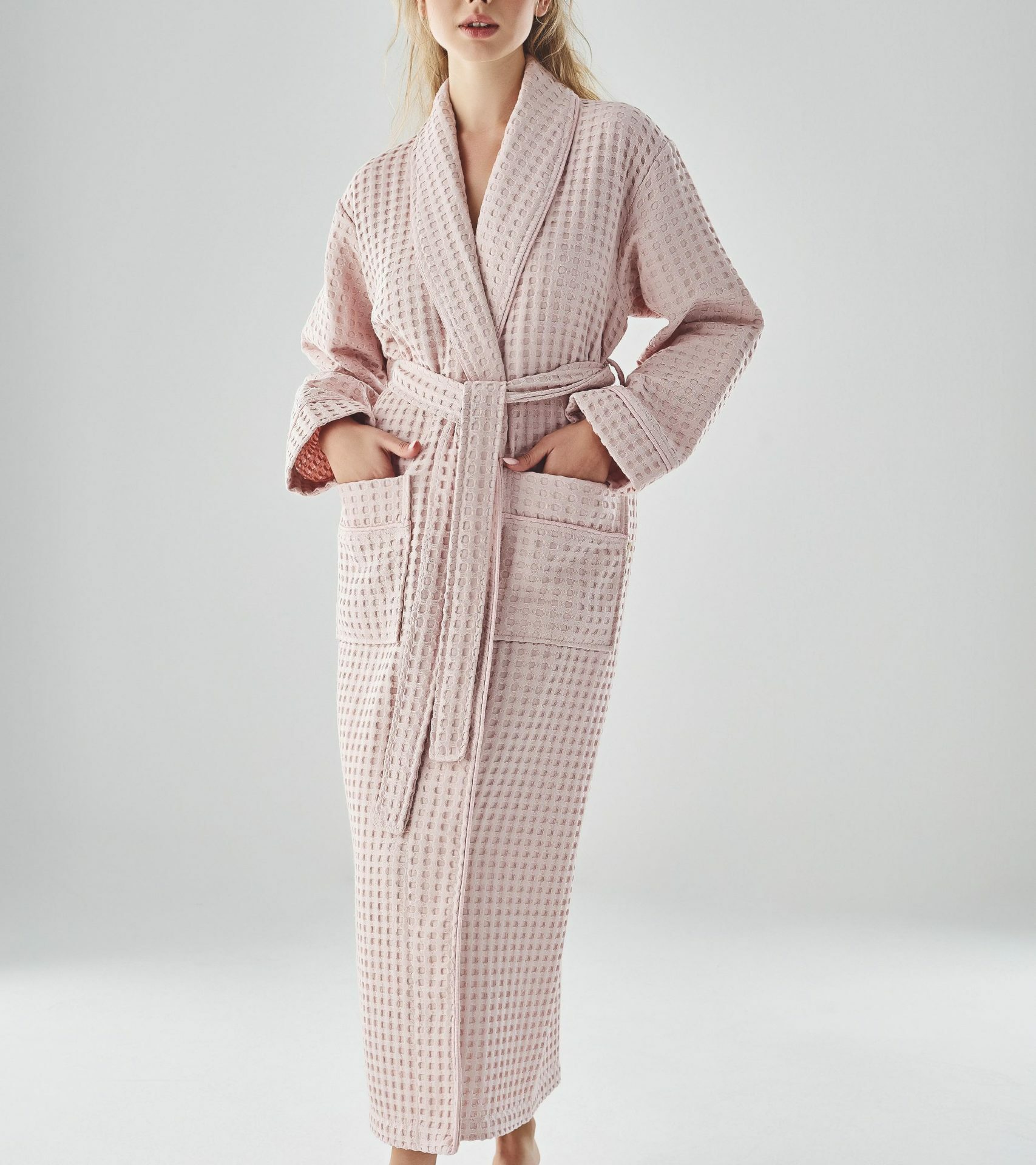 Waffle Dames Badjas Rana