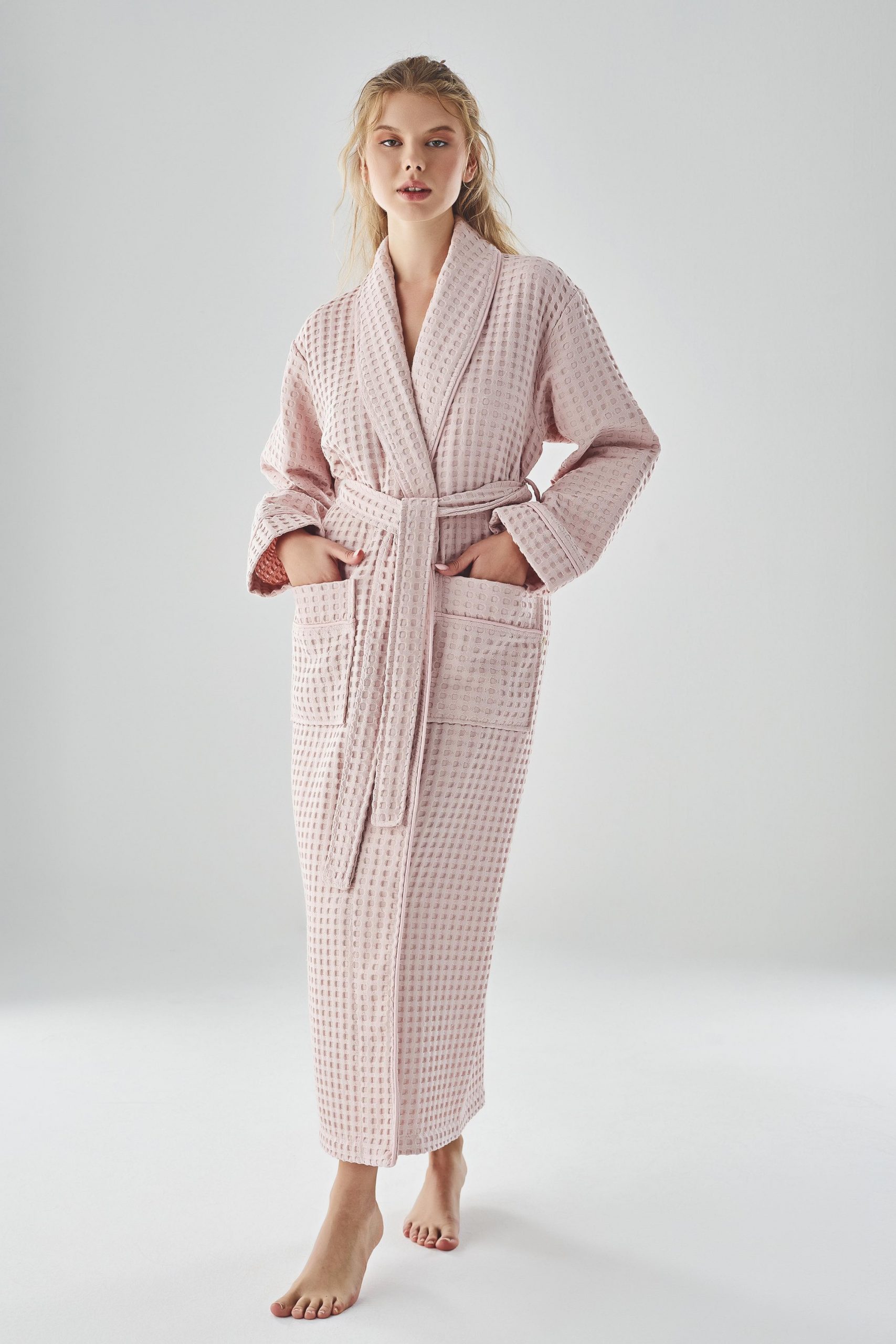 Waffle Dames Badjas Rana
