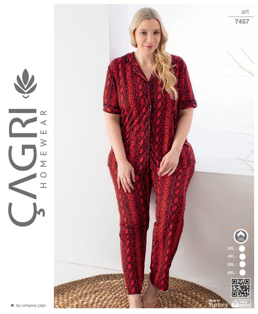 Pyjama Set June / Plus Sizes - Afbeelding 3