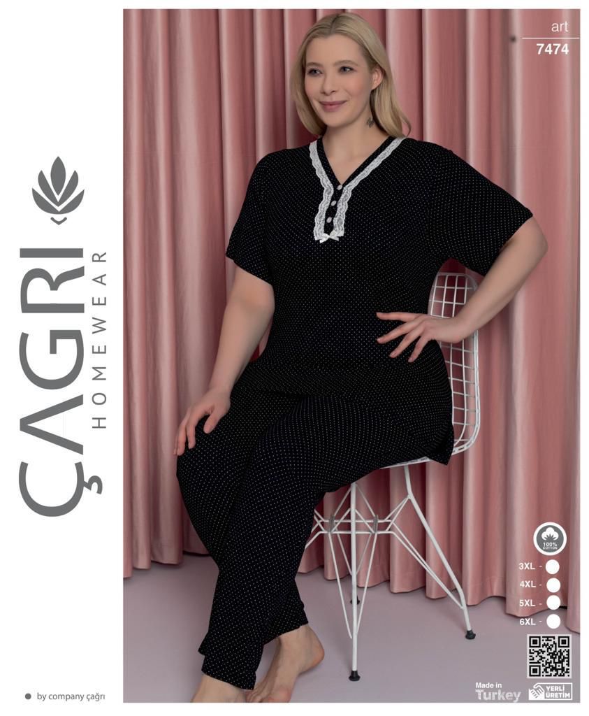 Pyjama Set Erna / Plus Sizes - Afbeelding 3