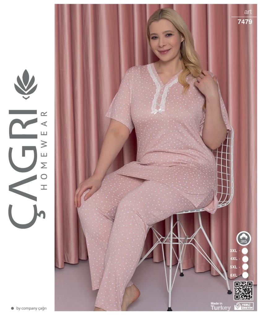 Pyjama Set Bianca / Plus Sizes - Afbeelding 3