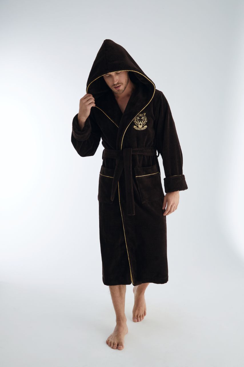 Heren Badjas Leeuw - Afbeelding 3