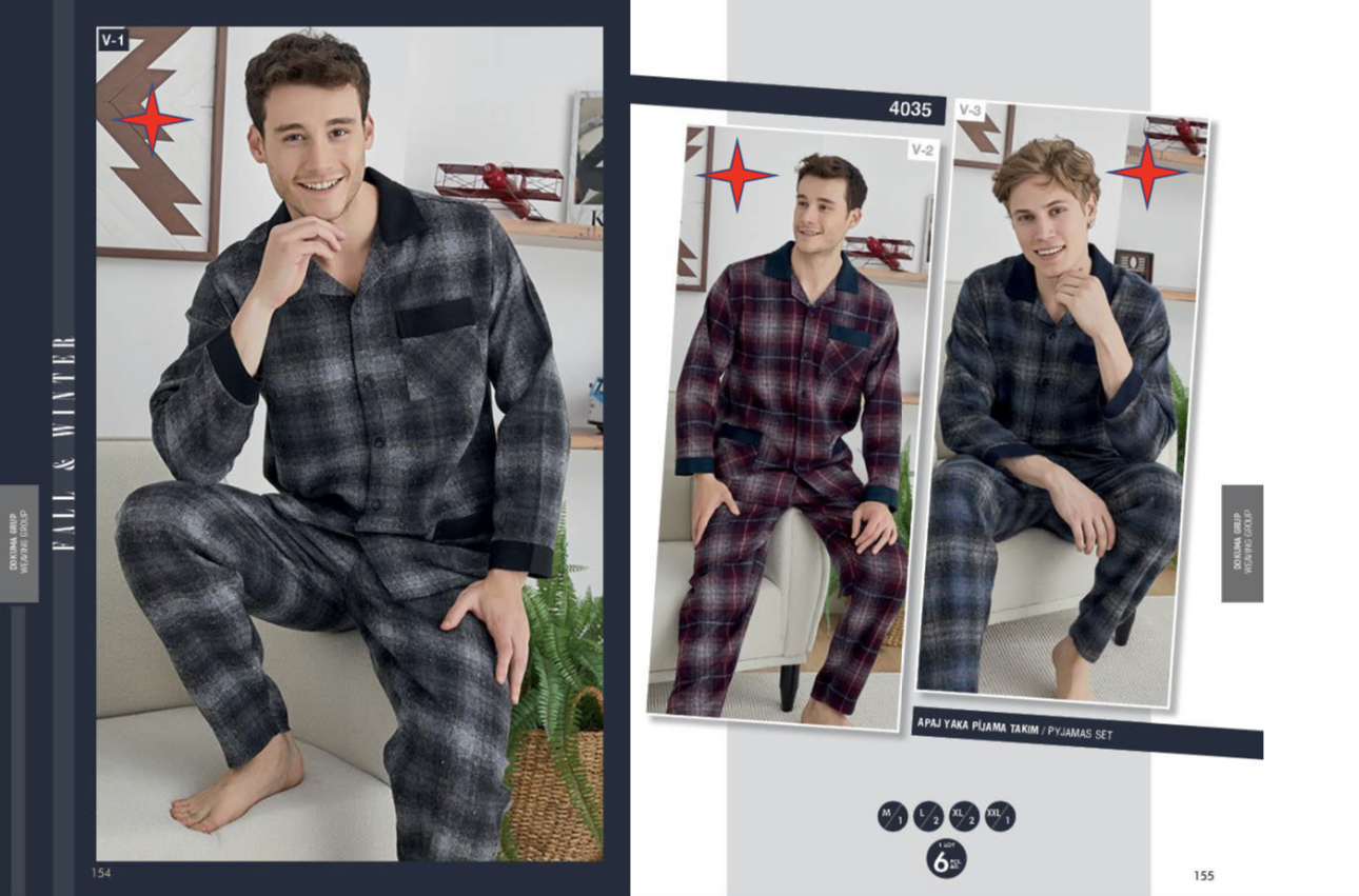 Heren Pyjama Brandonn - Afbeelding 3