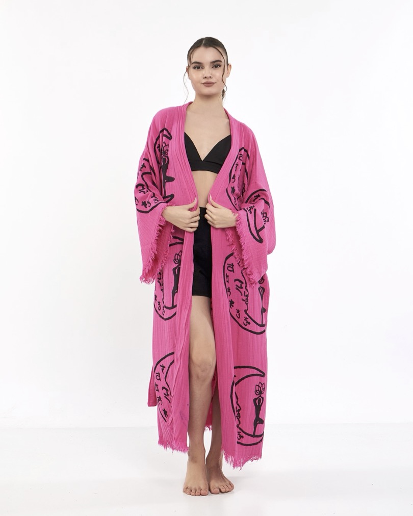 Dames Waffle Badjas Tha