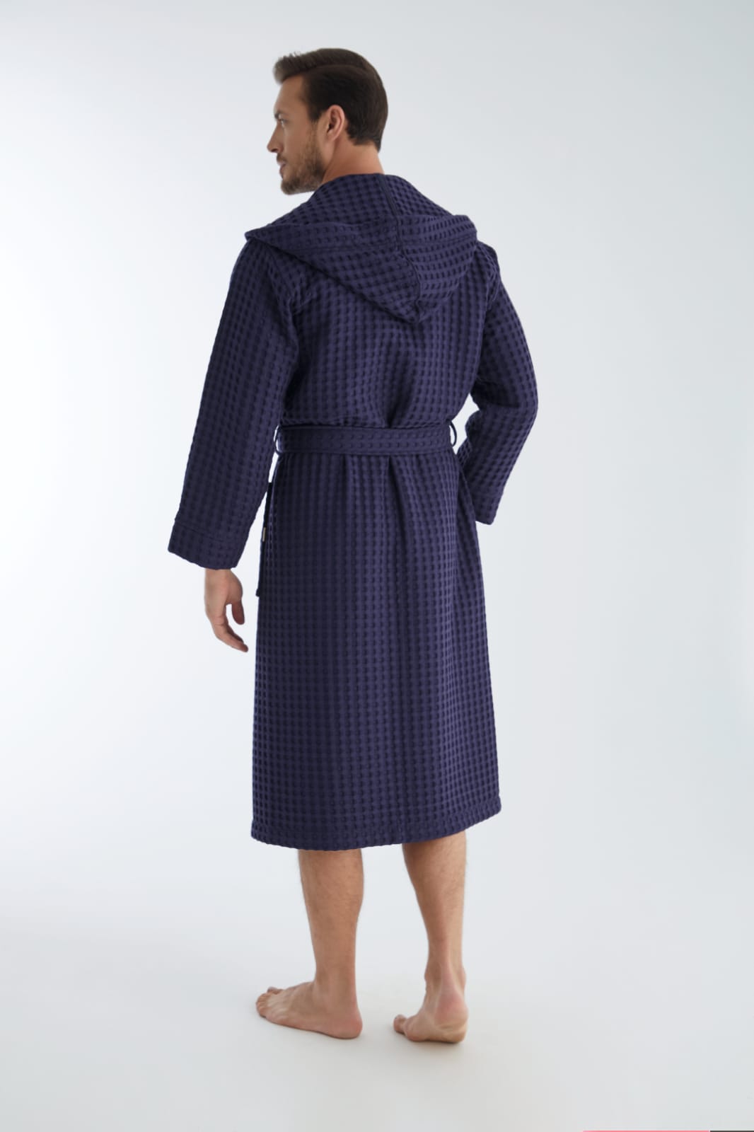 Waffle Heren Badjas Richard - Afbeelding 3