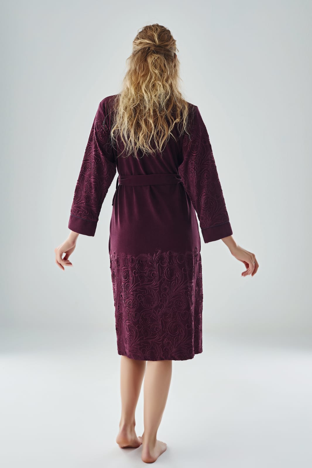 Dames Badjas /Ochtendjas Linda - Afbeelding 5