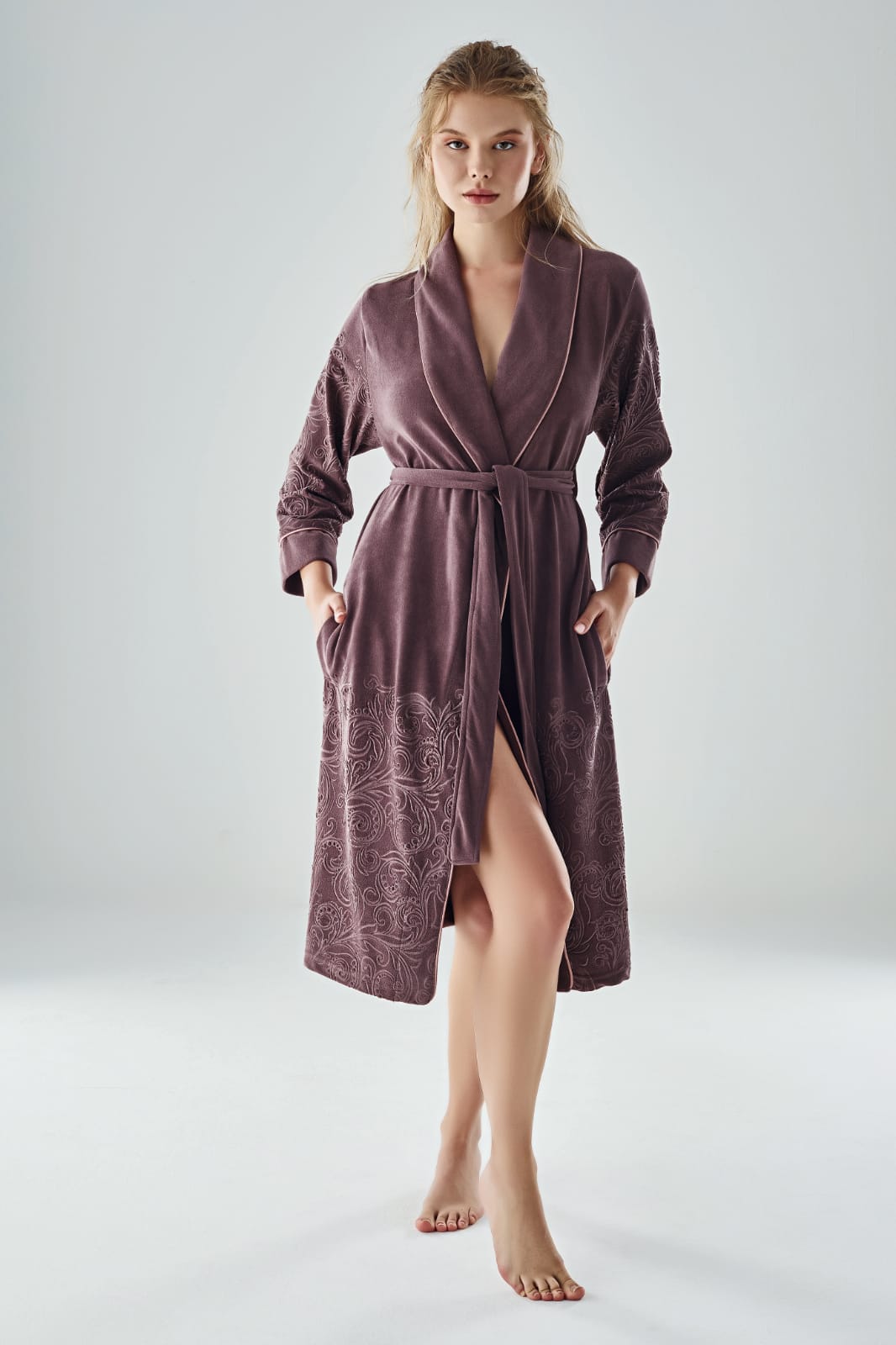 Dames Badjas /Ochtendjas Linda - Afbeelding 10