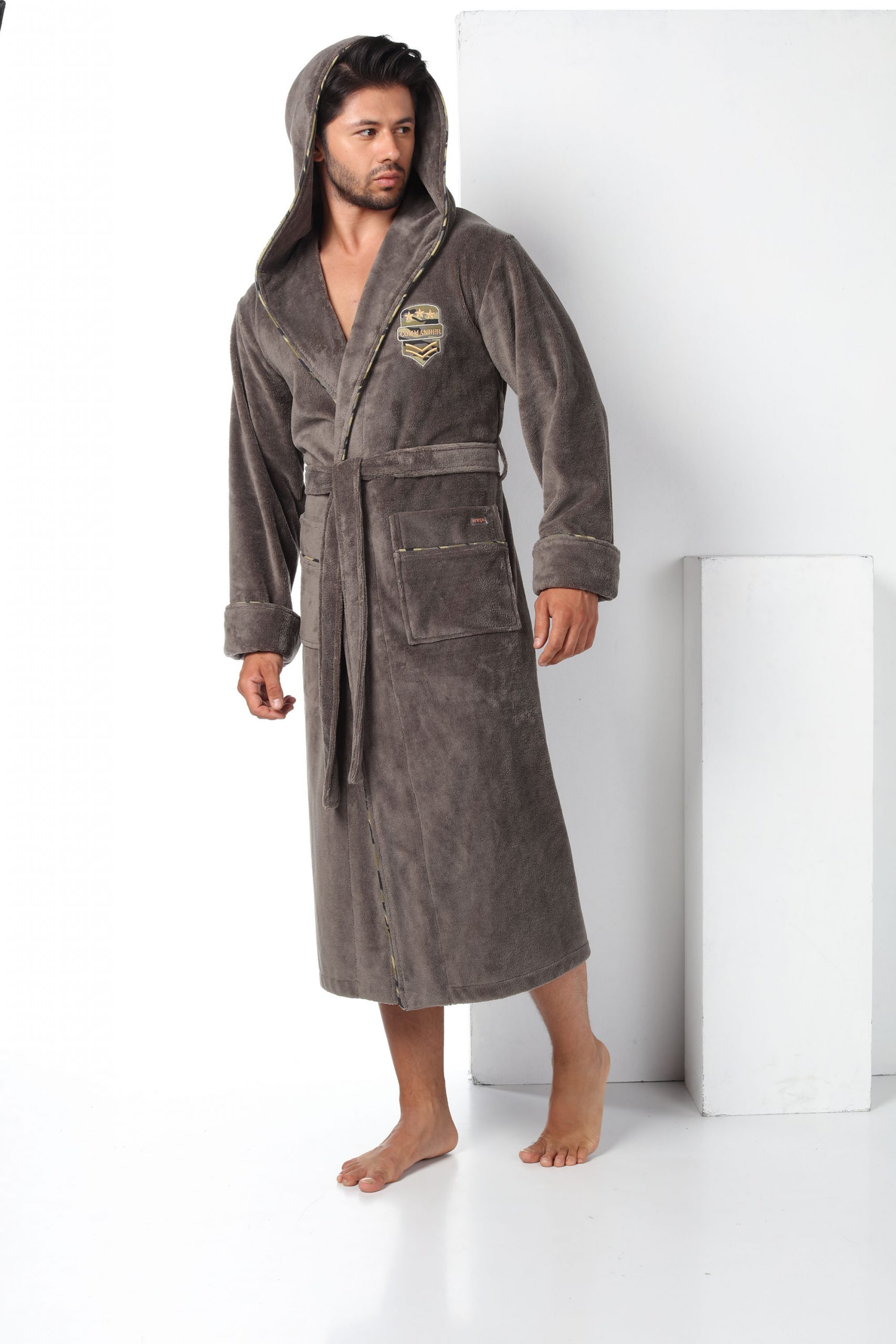 Heren Badjas Commander - Afbeelding 5