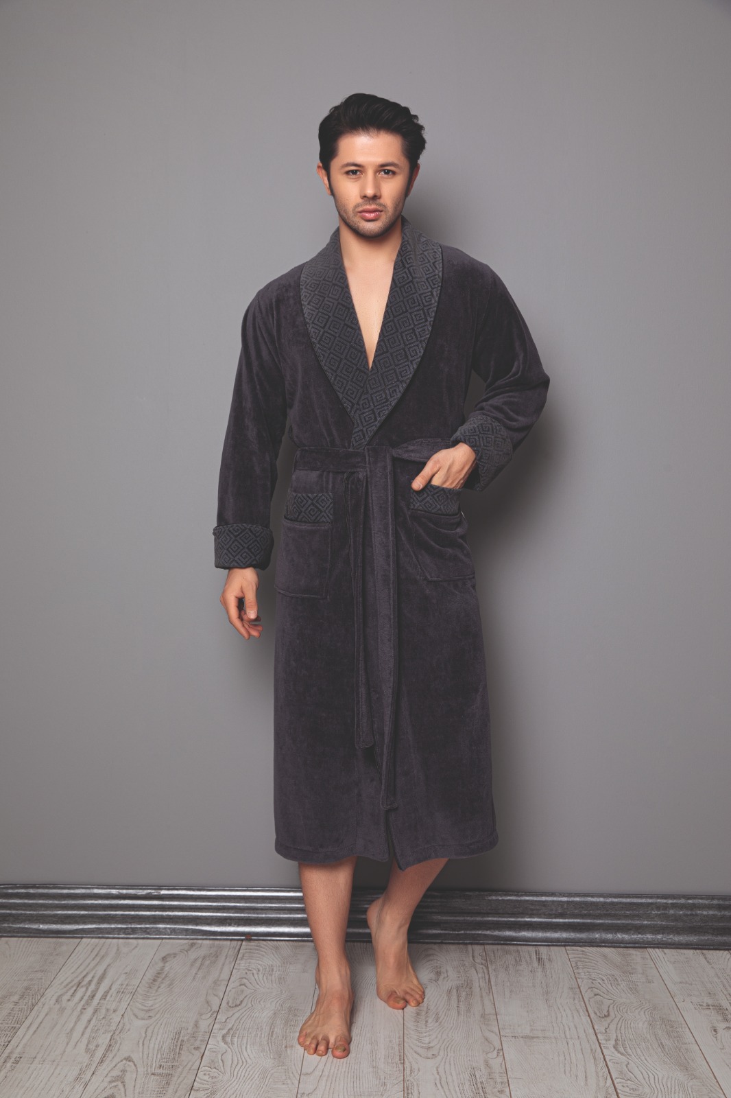 Heren Badjas / Ochtendjas Aras - Afbeelding 3