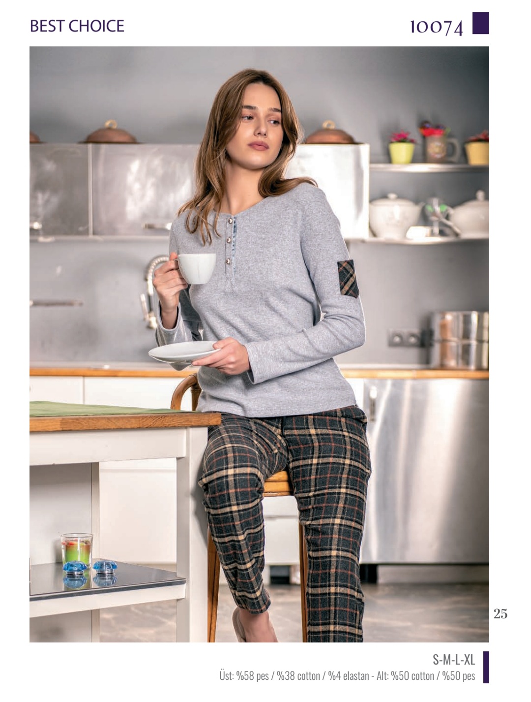 Dames Winter Pyjamaset Lolita - Afbeelding 2
