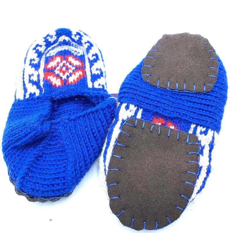 Schapenwollen sloffen