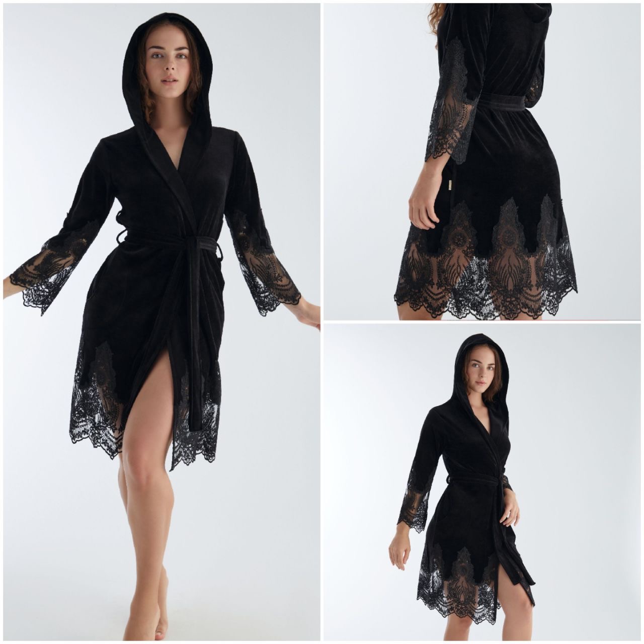 Badjas/ Ochtendjas Kamilla - Afbeelding 2