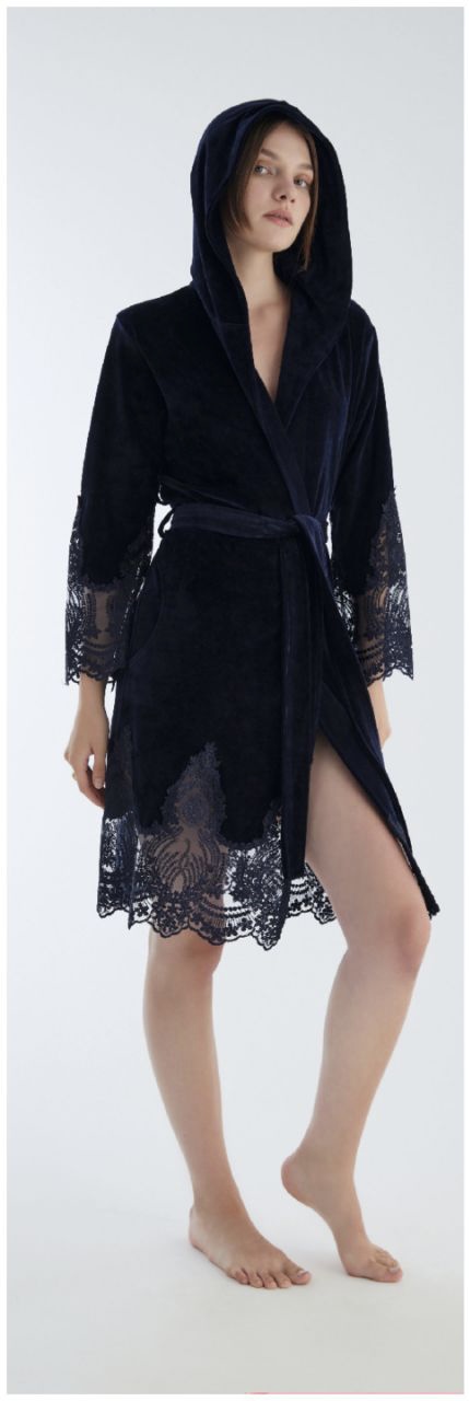 Badjas/ Ochtendjas Kamilla - Afbeelding 4