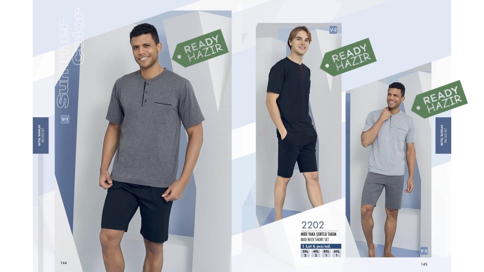 T-Shirt & Shorts Set Elton / Plus sizes - Afbeelding 2