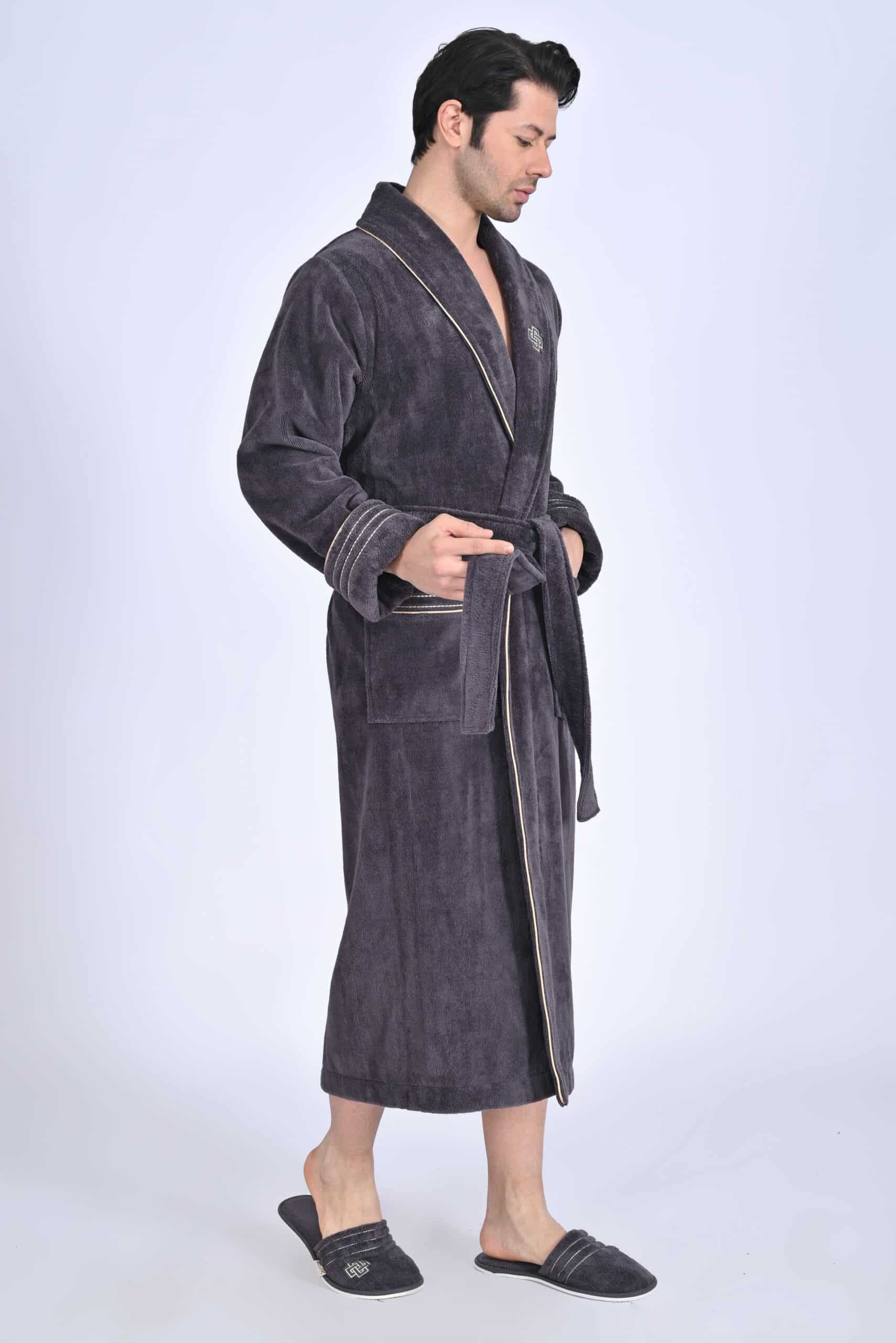 Heren Badjas Avi met pantoffels - Afbeelding 16