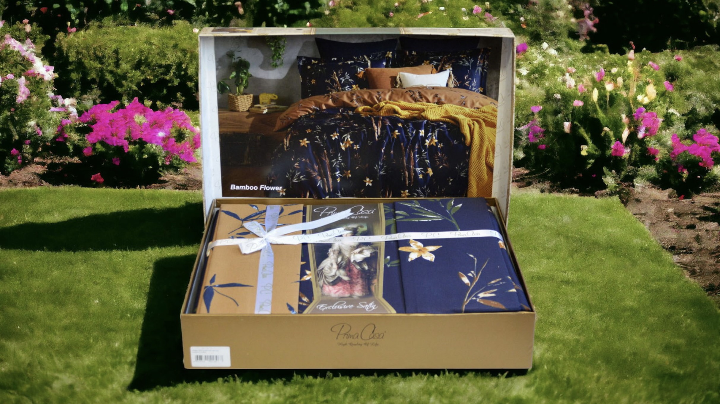 Bamboo-flowers dekbedovertrek