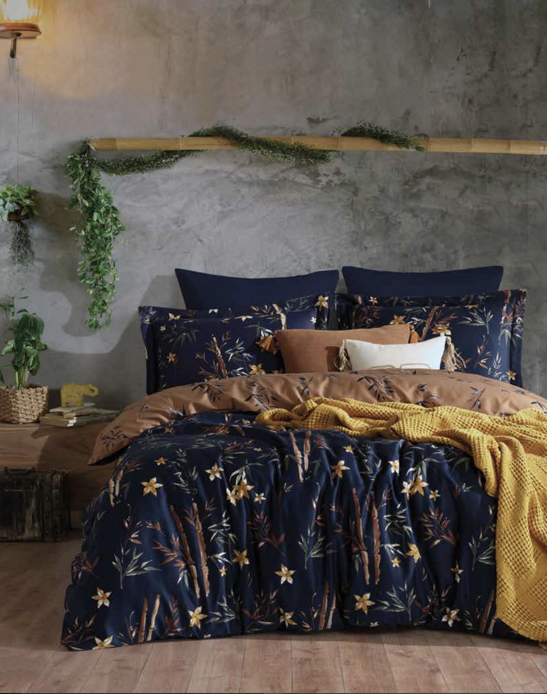 Bamboo-flowers dekbedovertrek