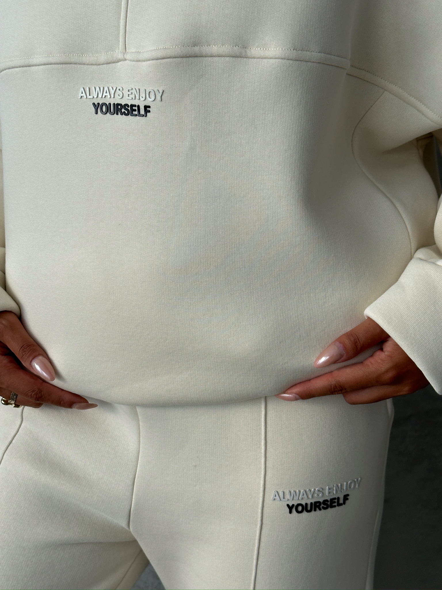 Hoodie Set 'Always enjoy yourself'