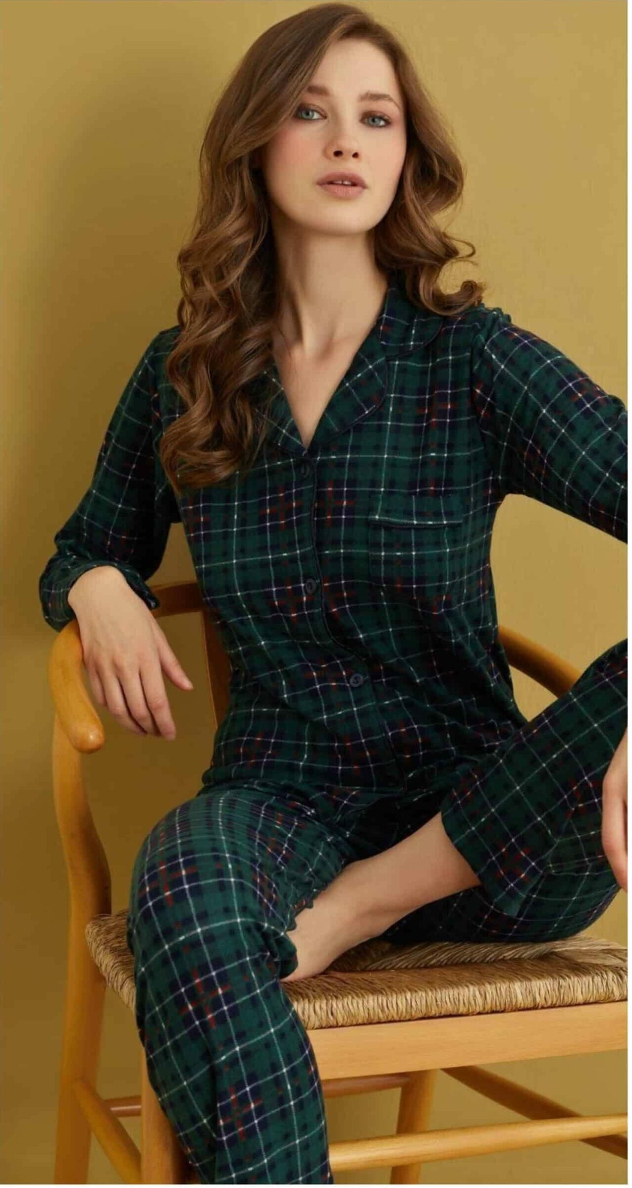 Flanellen Pyjama Set Nina