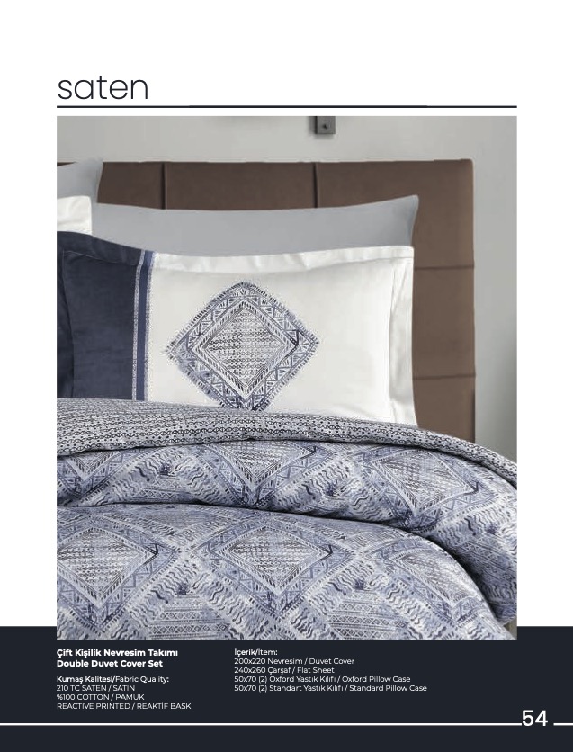 Luxe Dekbedovertrek Lord Blue