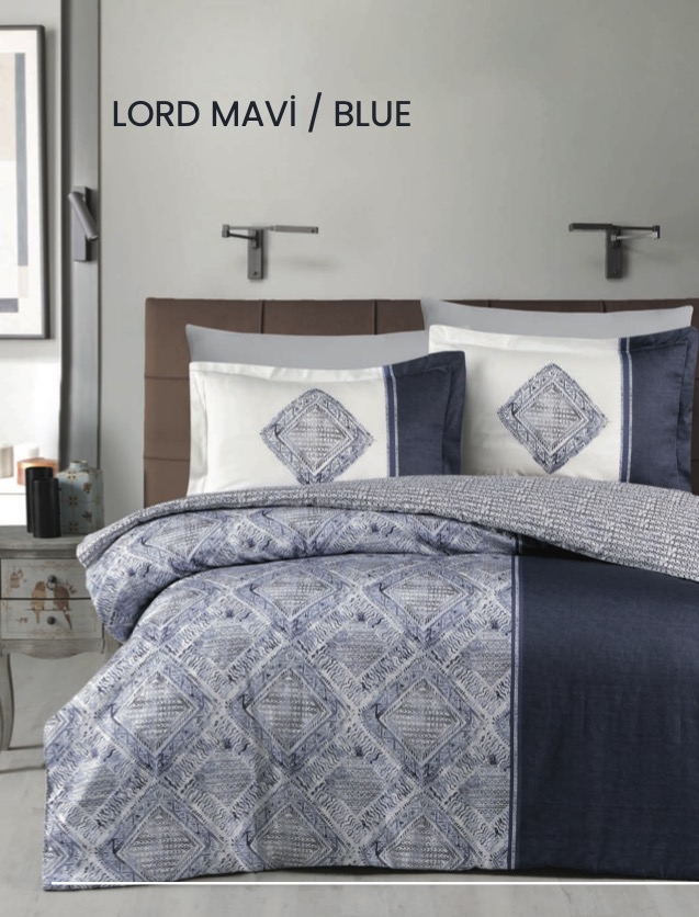 Luxe Dekbedovertrek Lord Blue